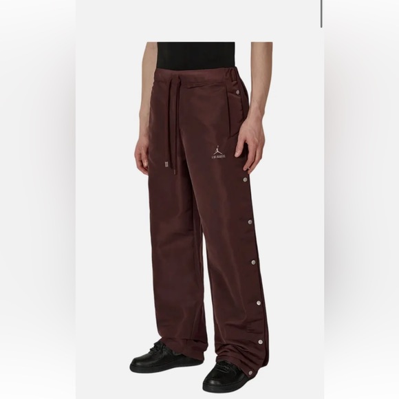 Brand new Nike Air Jordan x A Ma Maniere Snap Pants Burgundy Men's
